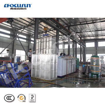 20TONS brine system transparent block ice machine with material galvanized steel